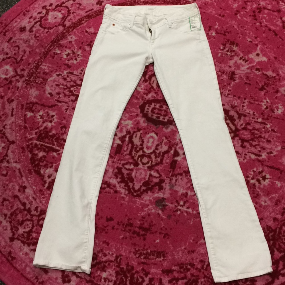 White jeans